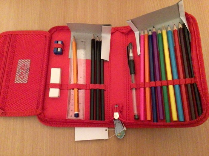 Cath Kids Pencil case with contents