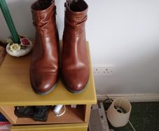 Tan Ankle Boots/NEW