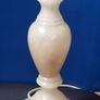 VINTAGE Carved Alabaster Lamp Image 3