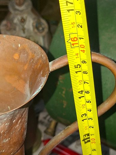 2 Large Vintage Copper Pitcher's, PRICE IS FOR 1 ONLY, Postage available or Collection