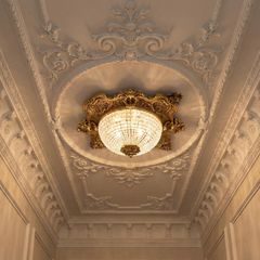 Flush mounted High quality Heavy brass Ceiling lamp