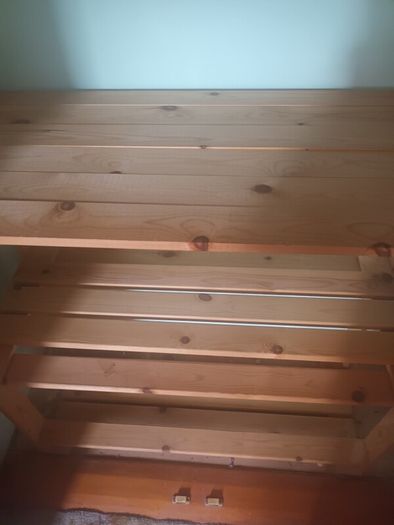 3 Tier Wooden Shelf Unit.