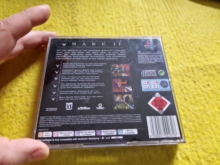 Quake II  PlayStation1 Ps1 PlayStation2 Ps2 Games Original