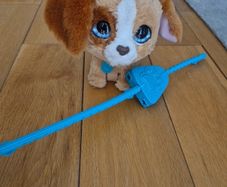 Toy Dog with lead