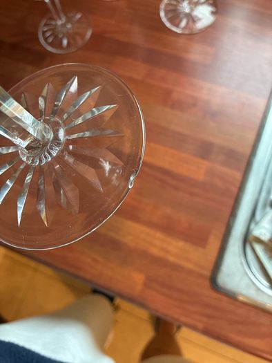 Waterford crystal wine glasses