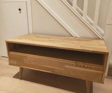 Solid Wood TV unit. Woo.Design