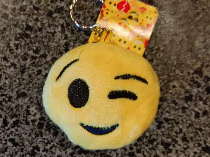 Soft Emojis & Flower Keyrings.