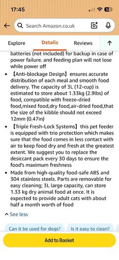 PETKIT Yumcare Solo Automatic Cat Feeder