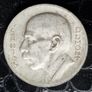 1938 Brazil  5000 Reis Santos Dumont Silver coin Image 4