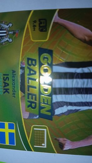 Panini Match Attax Gold Baller Cards x3