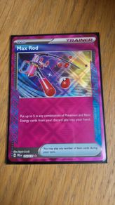 Pokemon Prismatic Evolutions Max Rod #116