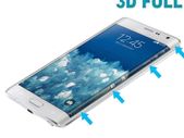 Clear Full Curved 3D Tempered Glass Protector For Samsung Note Edge N9150