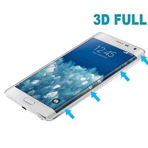 Clear Full Curved 3D Tempered Glass Protector For Samsung Note Edge N9150