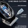 Hair Clippers for Men - Cordless Professional Barber Clipper Hair Cutting Kit with 15 Guide Combs for Haircut, Trimming & Grooming Image 2