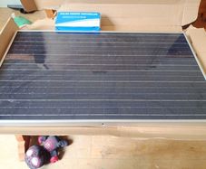 solar panel and charge controller