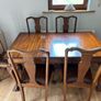 Solid kitchen table and chairs Image 6