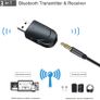 USB Wireless Bluetooth 5.0 Transmitter & Receiver Adapter 3.5MM AUX Audio Music Image 3