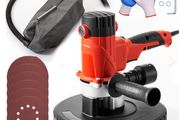 1200w Hand Held Drywall Sander 225mm 6 Variable Speed Dust Extracting Electric