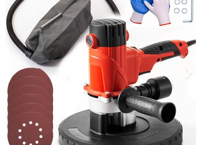 1200w Hand Held Drywall Sander 225mm 6 Variable Speed Dust Extracting Electric