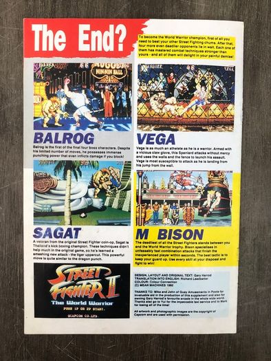 Mean Machines Street Fighter II Special