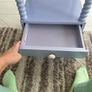 Parker Bobbin Purple Acacia Wood Side Table from Oliver Bonas Image 6