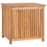 Garden Storage Box 60x50x58 cm Solid Teak Wood Image 4