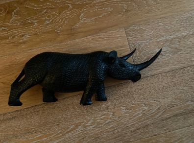 wooden Rhino carving