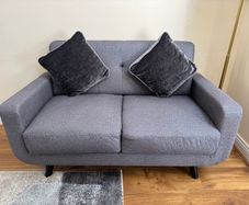 2-Seater Light Grey Sofa