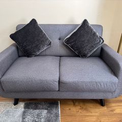 2-Seater Light Grey Sofa