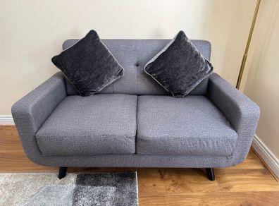 2-Seater Light Grey Sofa