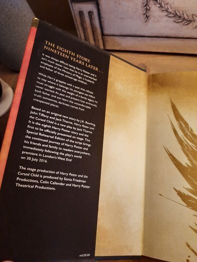 (New) JK Rowling Harry Potter and the Cursed Child Hardback