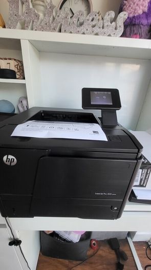 HP laserjet pro with new toner cartridge
