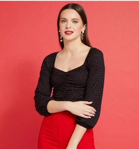 Brand New Savida Priscilla Heart Top Size Small