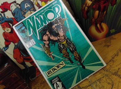 Namor The Sub-Mariner ! Issue #37 ! Shinning Foil Cover ! 1993 ! by Marvel !