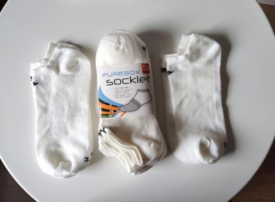 7 pairs Puresok low fit sock size 3-8