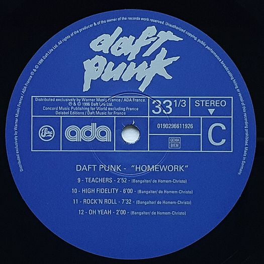Daft Punk Homework X2LPS