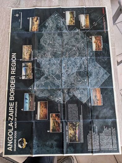 Metal Gear Solid V - PS4 with map