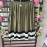 skirt Bnwt relish khaki fine pleat elastic waistband skirt size small Image 10