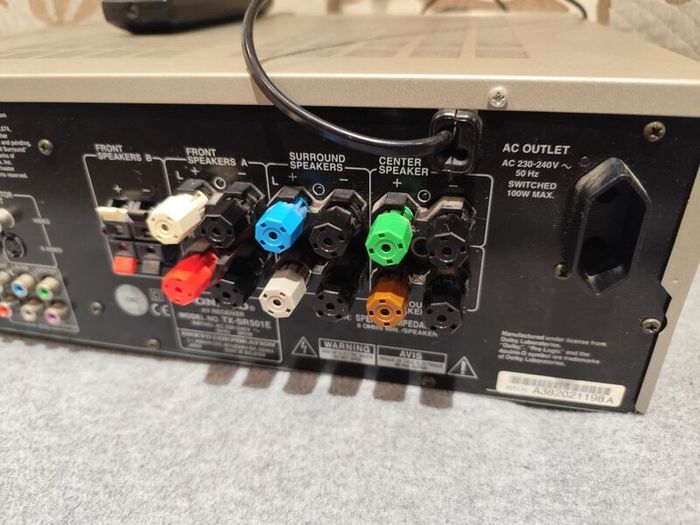 Onkyo TX-SR501e 6.1 channel amplifier 65W per channel