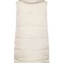 New, unworn: Cream panelled puffer gilet - quilted waistcoat Image 3