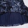 Karen Millen Navy Blue & White Toile De Jouy Floral Pleated Mini Skirt 12UK/40EU Image 5