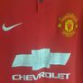Manchester united 2014/2015 home football jersey shirt  Size M medium NIKE dri-fit chevrolet Man U Image 3