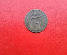 1919 British Penny 1d