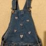Blue Denim Dungaree Dress Image 4