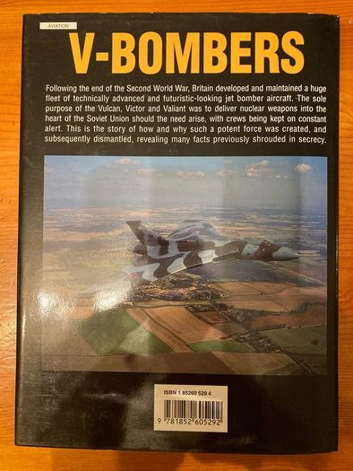 Military book:'V-Bombers'