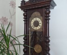 German wall clock Gustav Becker