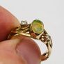 14ct Yellow Gold Opal & Diamond Ring Image 6