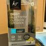 KitSound KS DIGGIT Diggit Outdoor Freestanding Bluetooth Garden Speaker with Removable Stake, Silver/Wood (New) Image 6