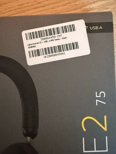 Headphones Jabra evolve 2 75