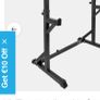 Gym Weightlifting Bundle, Great Value! Metal Weights, Squat Rack, Weight Bench, Bars, Mats + More! Image 2